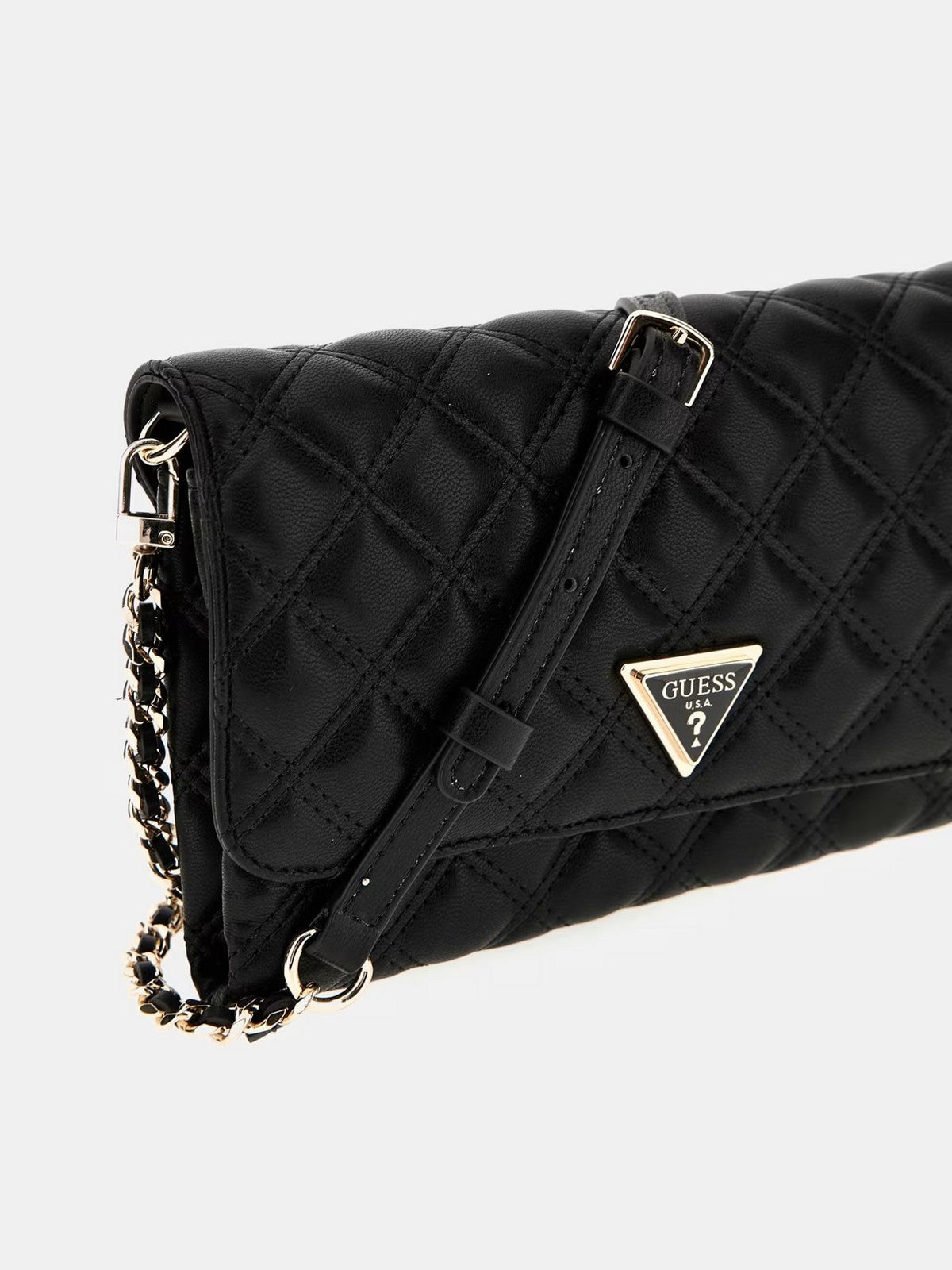 GUESS Mini sac à bandoulière pour femmes Giully HWQG87 48750 BLA Noir