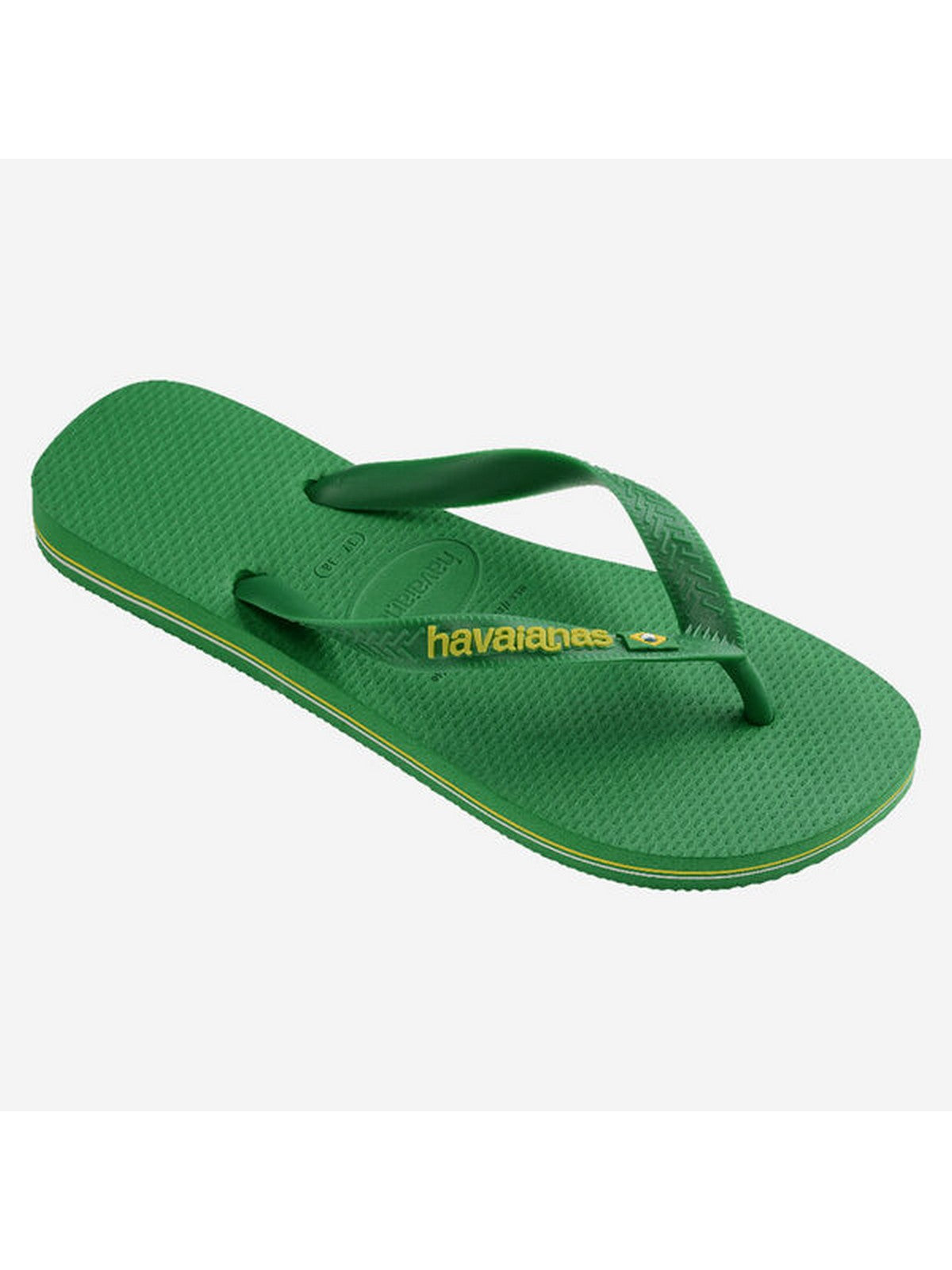 HAVAIANAS Adulte Tongs unisexes Hav. Brasil Logo Neon 4149370.6758 Vert