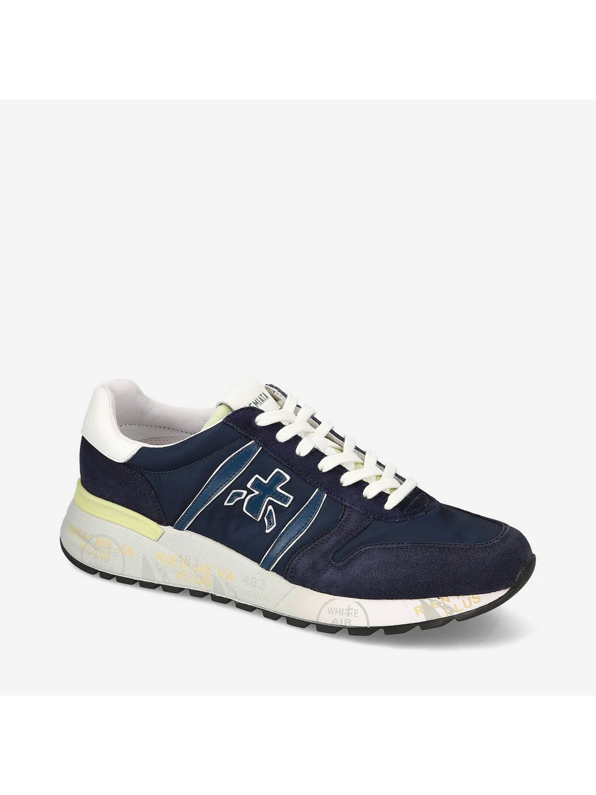 PREMIATA Hommes Sneaker LANDER VAR 6634 Bleu