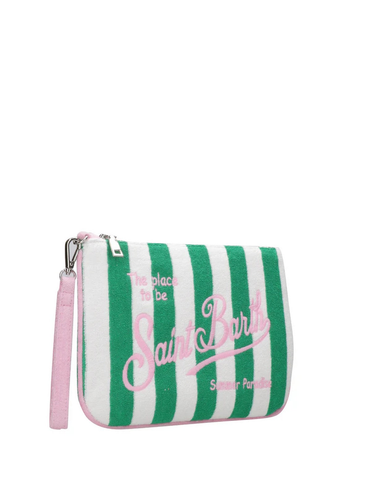 MC2 SAINT BARTH Pochette pour femme PARISIENNE SPONGE N 00177F Vert