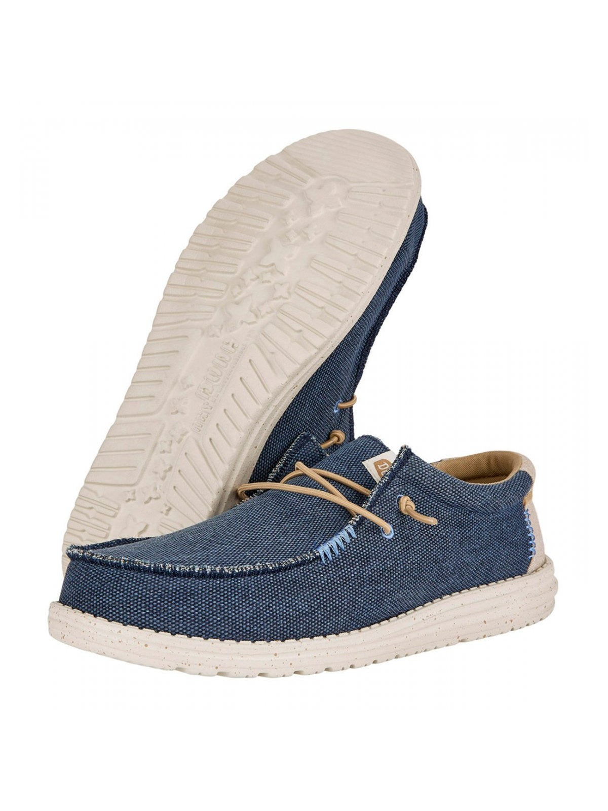 HEY DUDDE Homme Mocassin Wally Coastline Jute HD.40952 410 Bleu