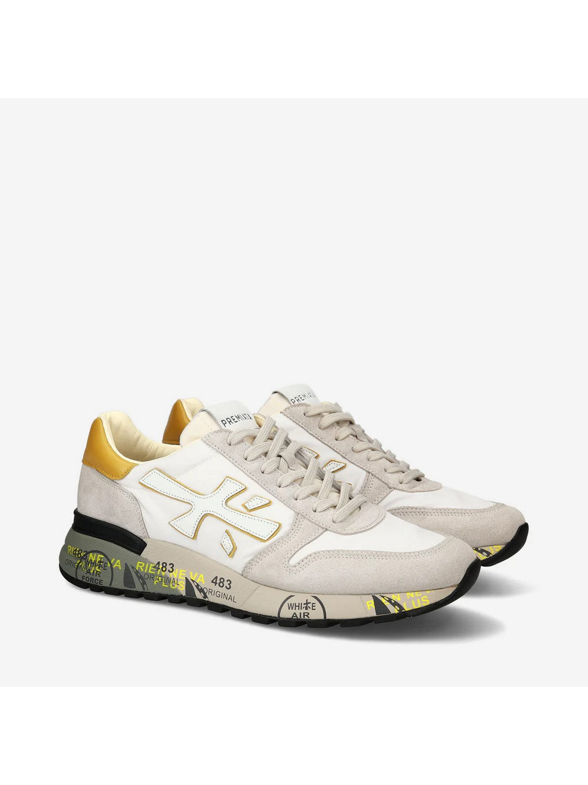 PREMIATA Hommes Sneaker MICK VAR 6613 Blanc