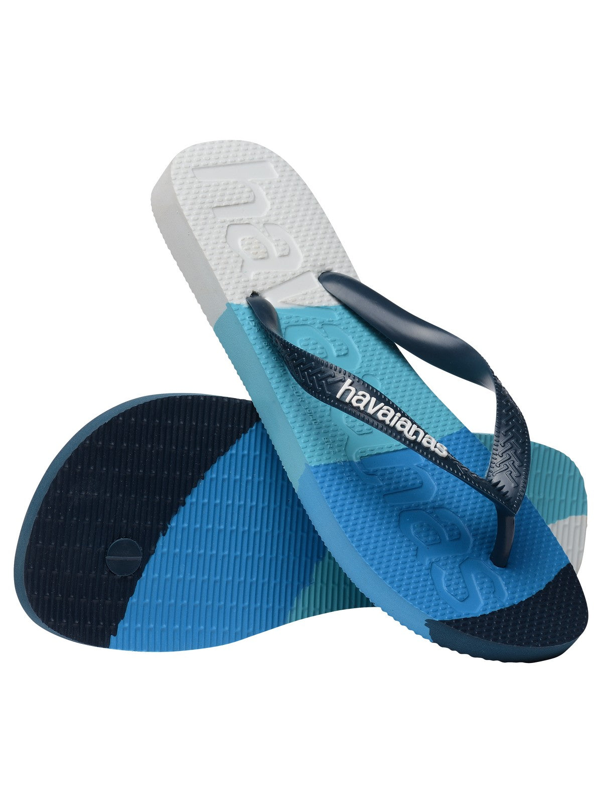 Tongs HAVAIANAS Hommes Hav. Top logomania couleurs II 4147526.5558 Bleu