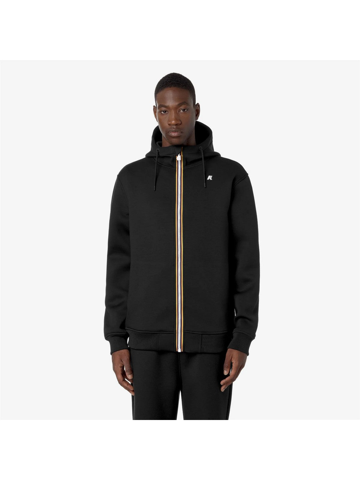 K-WAY Hommes - Veste à empiècements Rainer K2141DW USY Noir