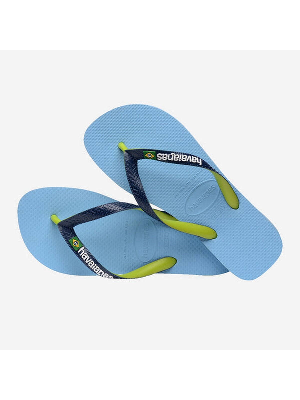 Tongs unisexes adultes HAVAIANAS Hav. Brasil mix 4123206.1056 Bleu