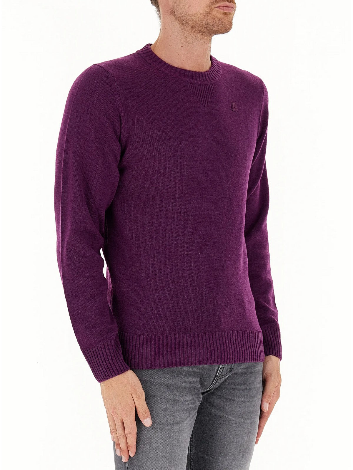 K-WAY Hommes Pull Sebastien lambswool K2112PW XBZ Purple