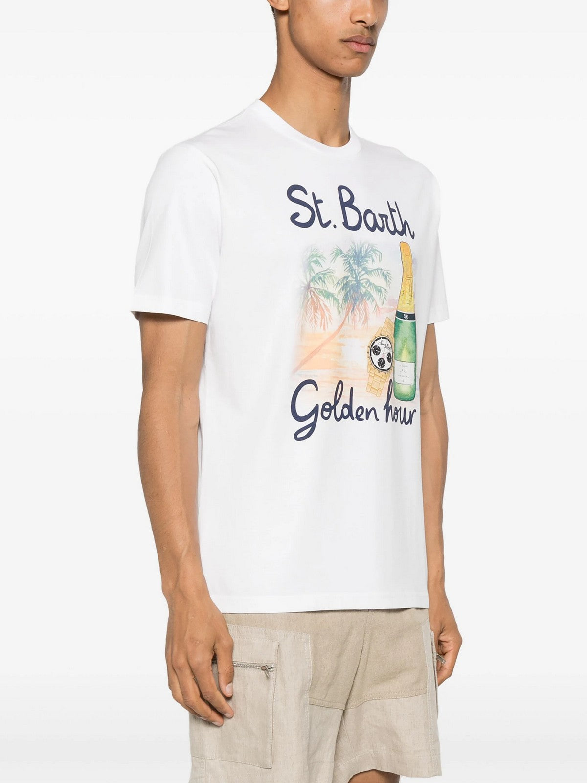 MC2 SAINT BARTH T-Shirt et Polo Homme TSHIRT MAN 04519F Blanc