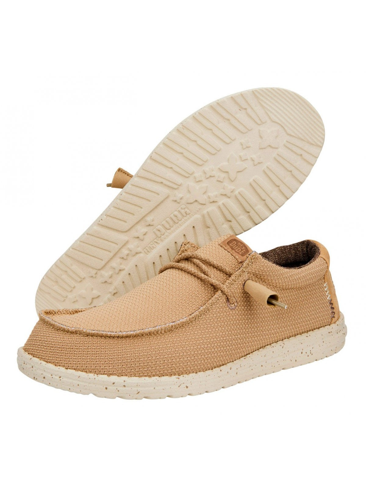 HEY DUDE Mocassin Hommes Wally Sport Mesh HD.40403 25W Beige