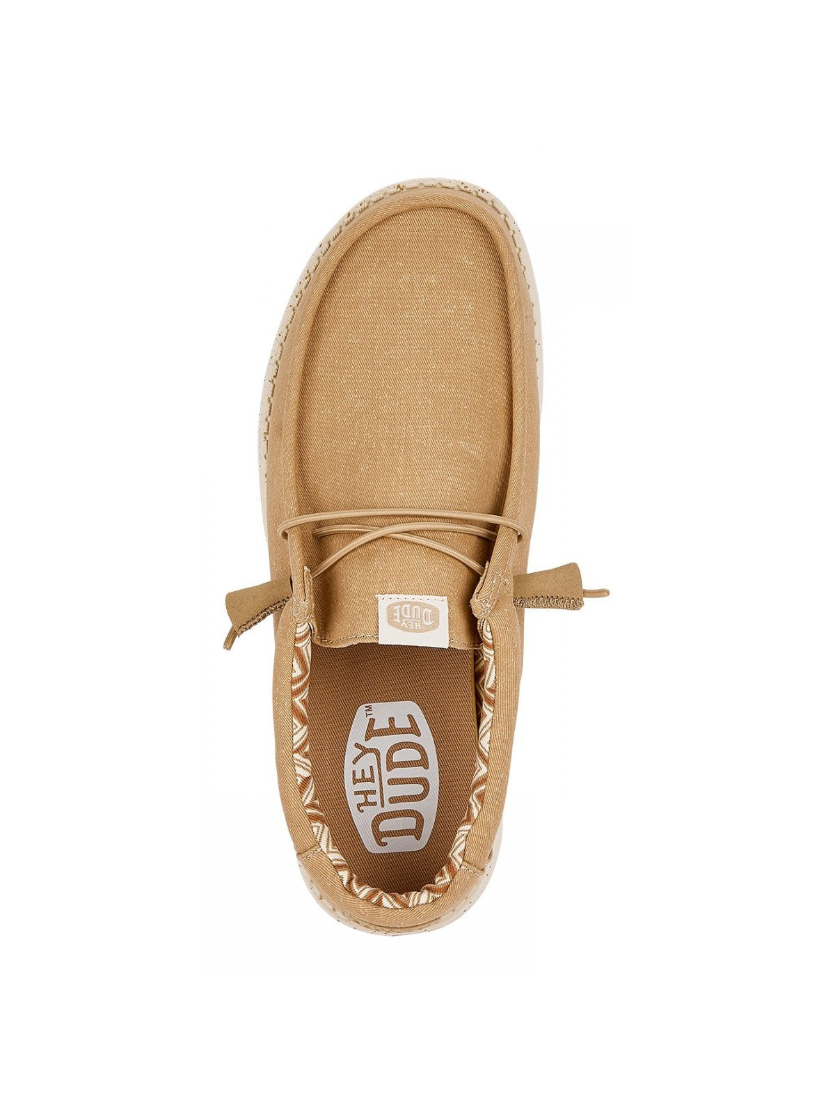 HEY DUDE Mocassin Hommes Wally Canvas HD.40700 265 Beige