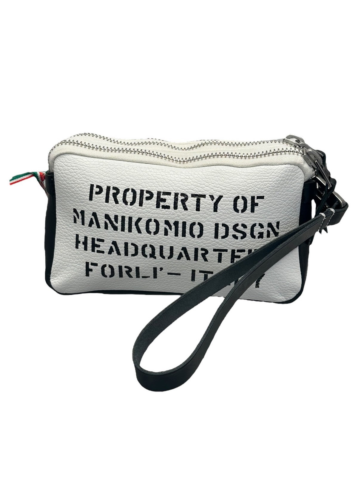 MANIKOMIO DSGN Hommes Borbello CLUTCH PM02 Blanc