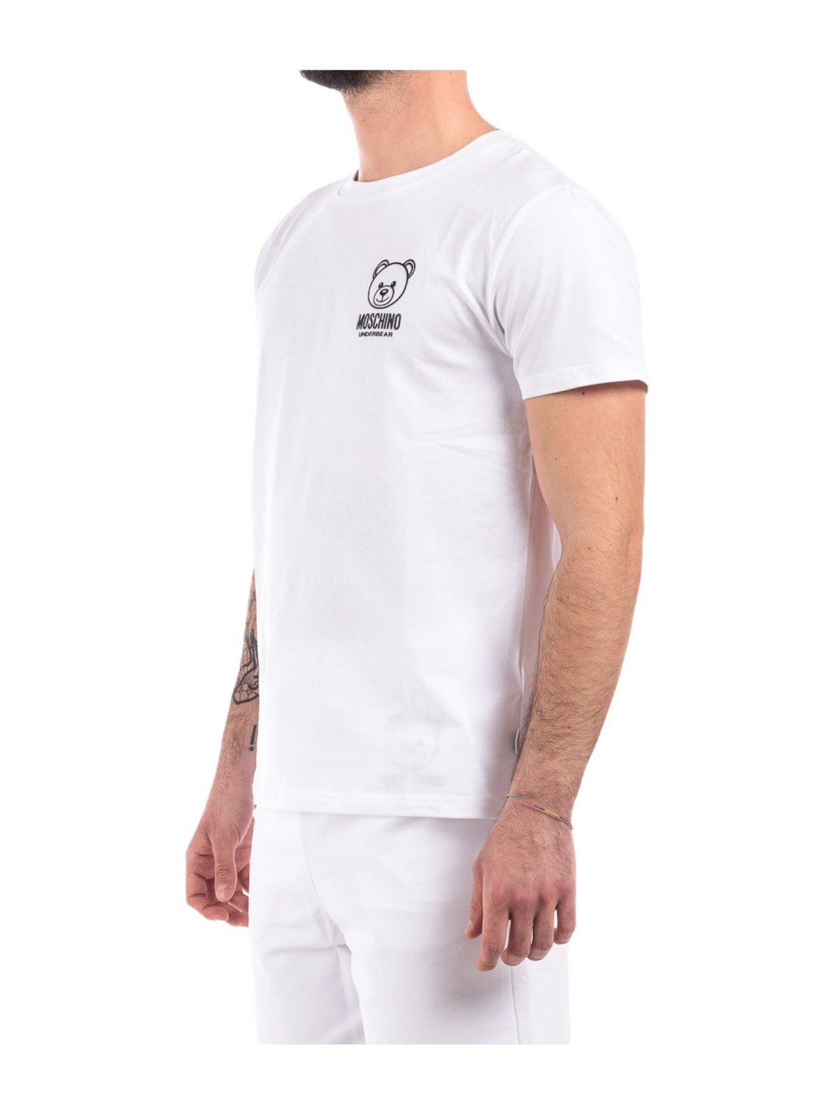 MOSCHINO UNDERWEAR T-Shirt et polo hommes 241V1A0703 4406 1 Blanc