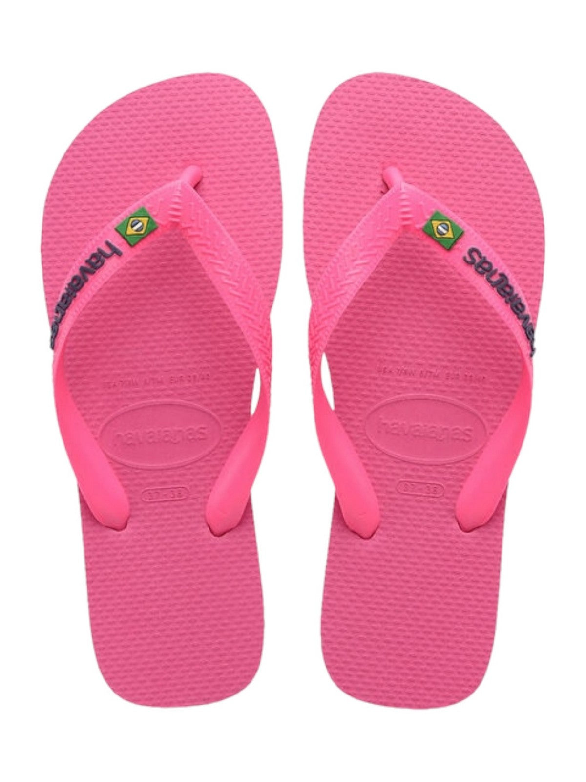 HAVAIANAS Tongs pour femmes Hav. Brasil Logo Neon 4149370.6002 Pink