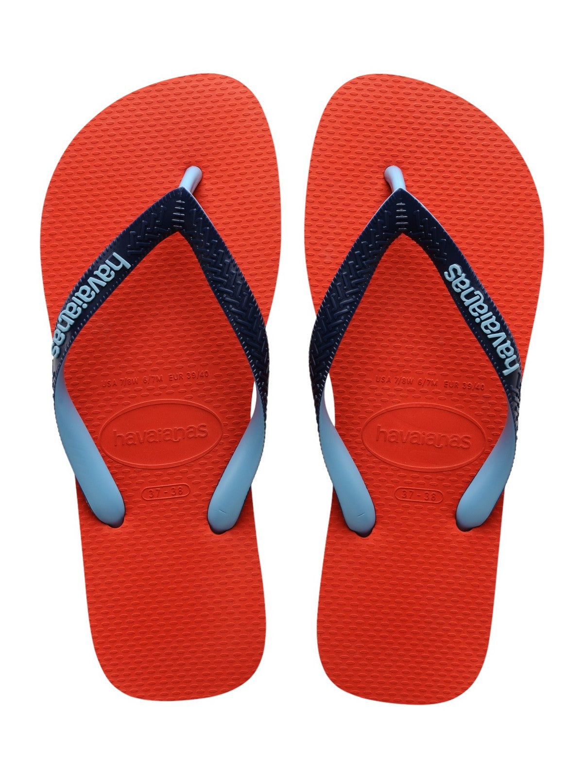 Tongs adultes HAVAIANAS unisexes Hav. top mix 4115549.5023 Orange