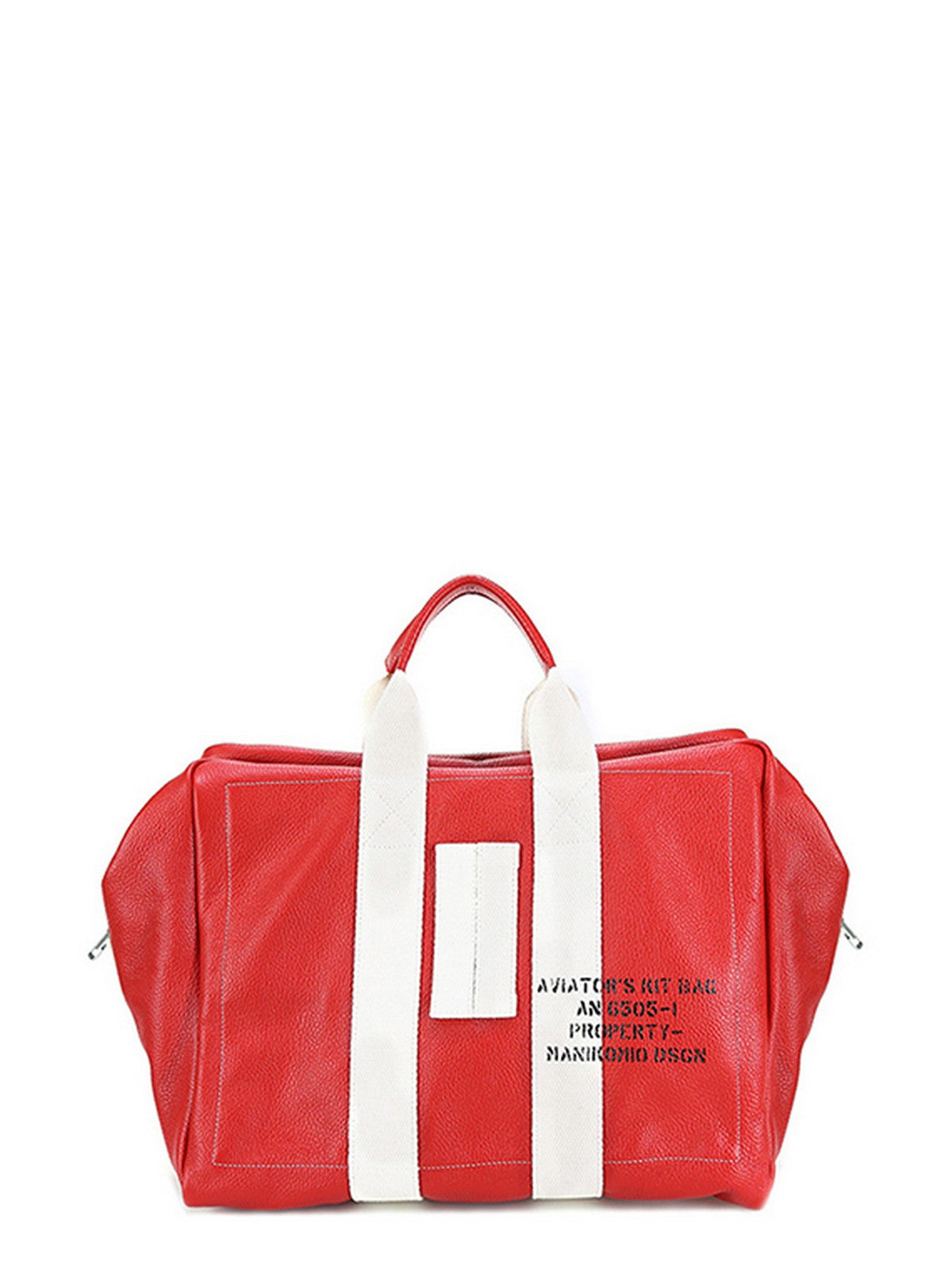 MANIKOMIO DSGN Sac en cuir Icon pour homme AN6505-1 PM10 Rouge