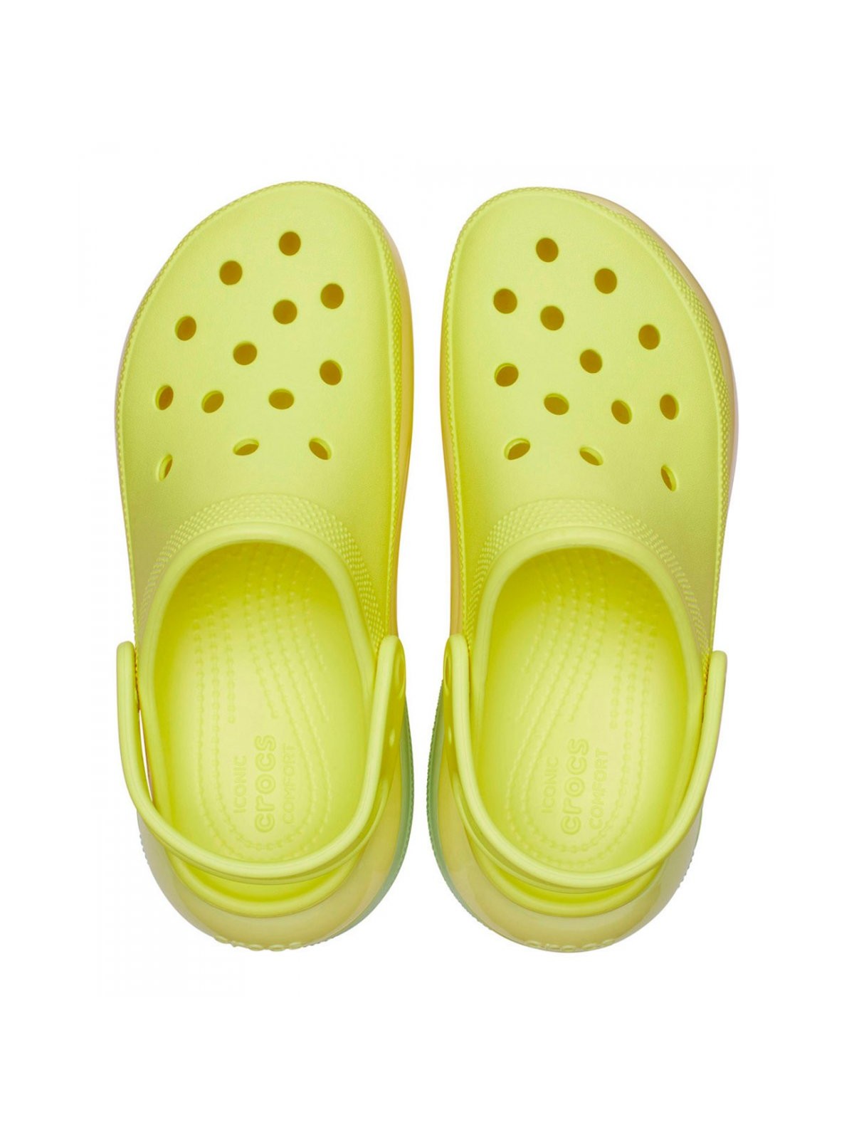 CROCS Classic Mega Crush Clog W 207988 76M Yellow pour femme