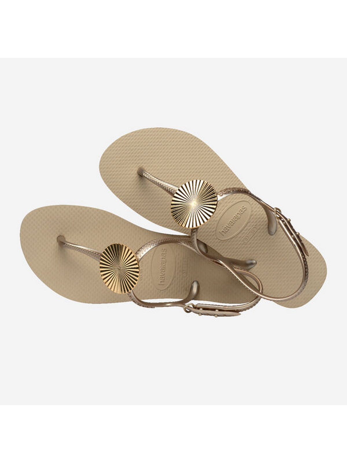 HAVAIANAS Tongs pour femmes Hav. Twist Metal 4148924.0154 Beige