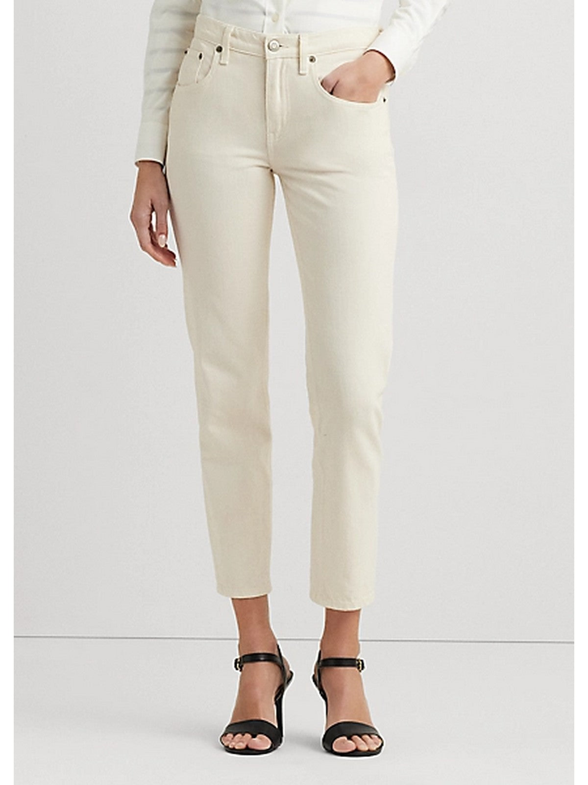 LAUREN RALPH LAUREN Pantalon pour femme 200933324 001 Beige