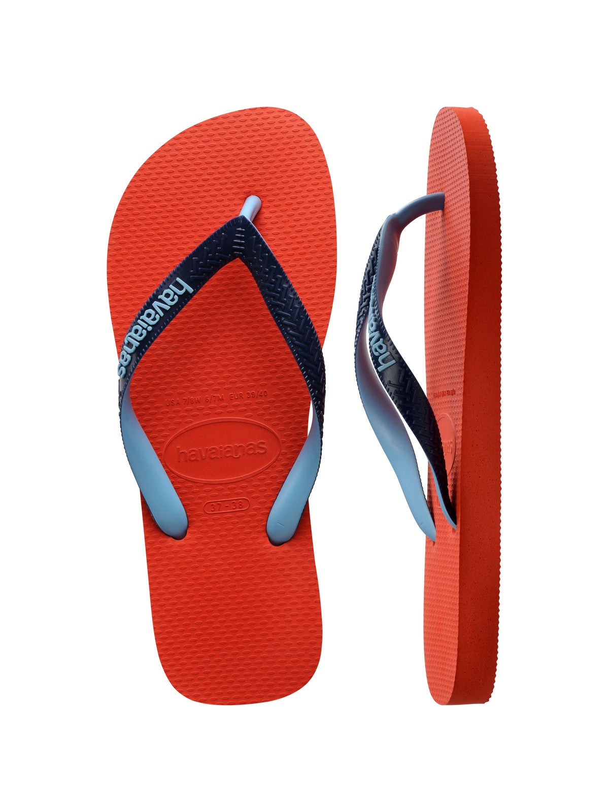 Tongs adultes HAVAIANAS unisexes Hav. top mix 4115549.5023 Orange