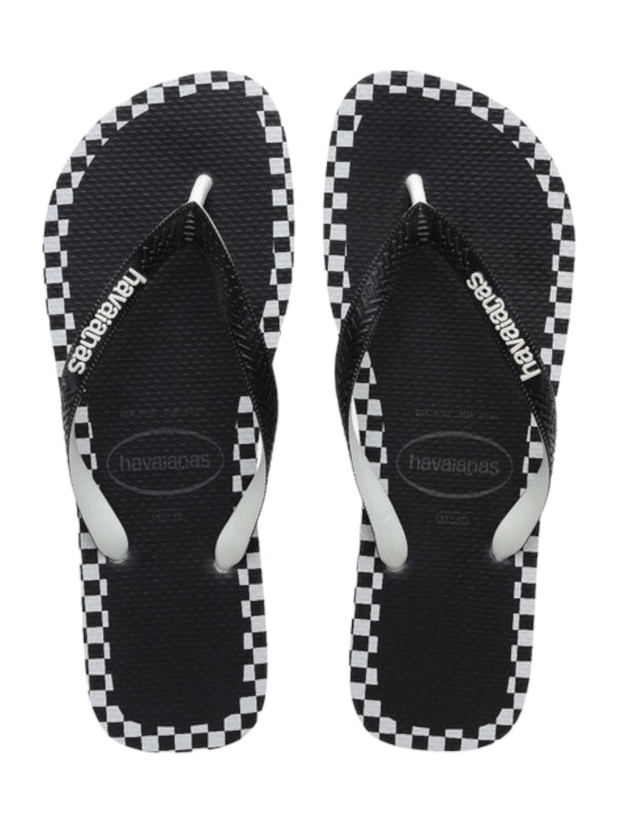 HAVAIANAS Tongs unisexes pour adultes Hav. Top Checkmate 4148771.3498 Gris