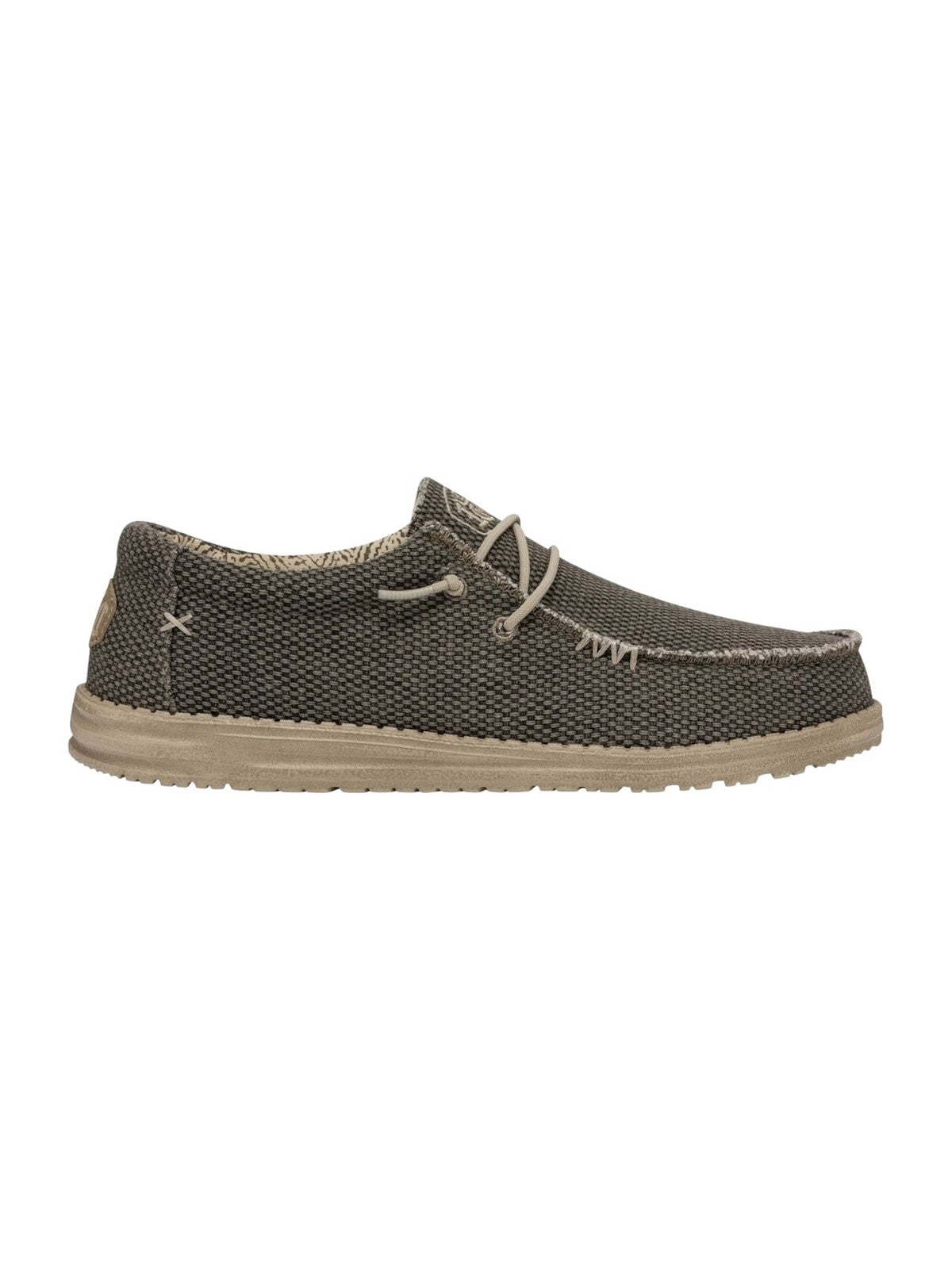 HEY DUDE Mocassin Homme Wally Tressé HD.40003 ARMY Green