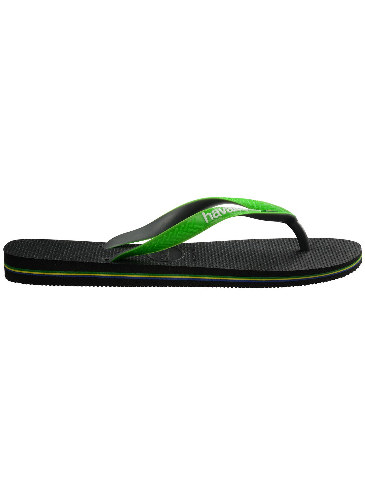 Tongs unisexes adultes HAVAIANAS Hav. Brasil mix 4123206.8075 Noir