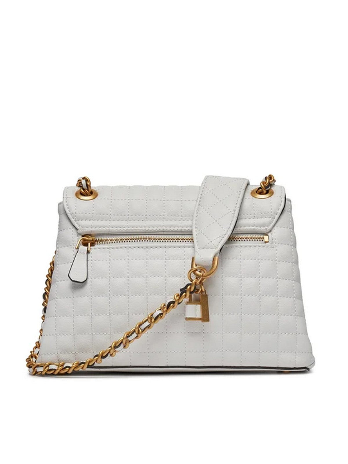 GUESS Sac Tia Luxury Satchel HWQA91 87210 WHI Blanc