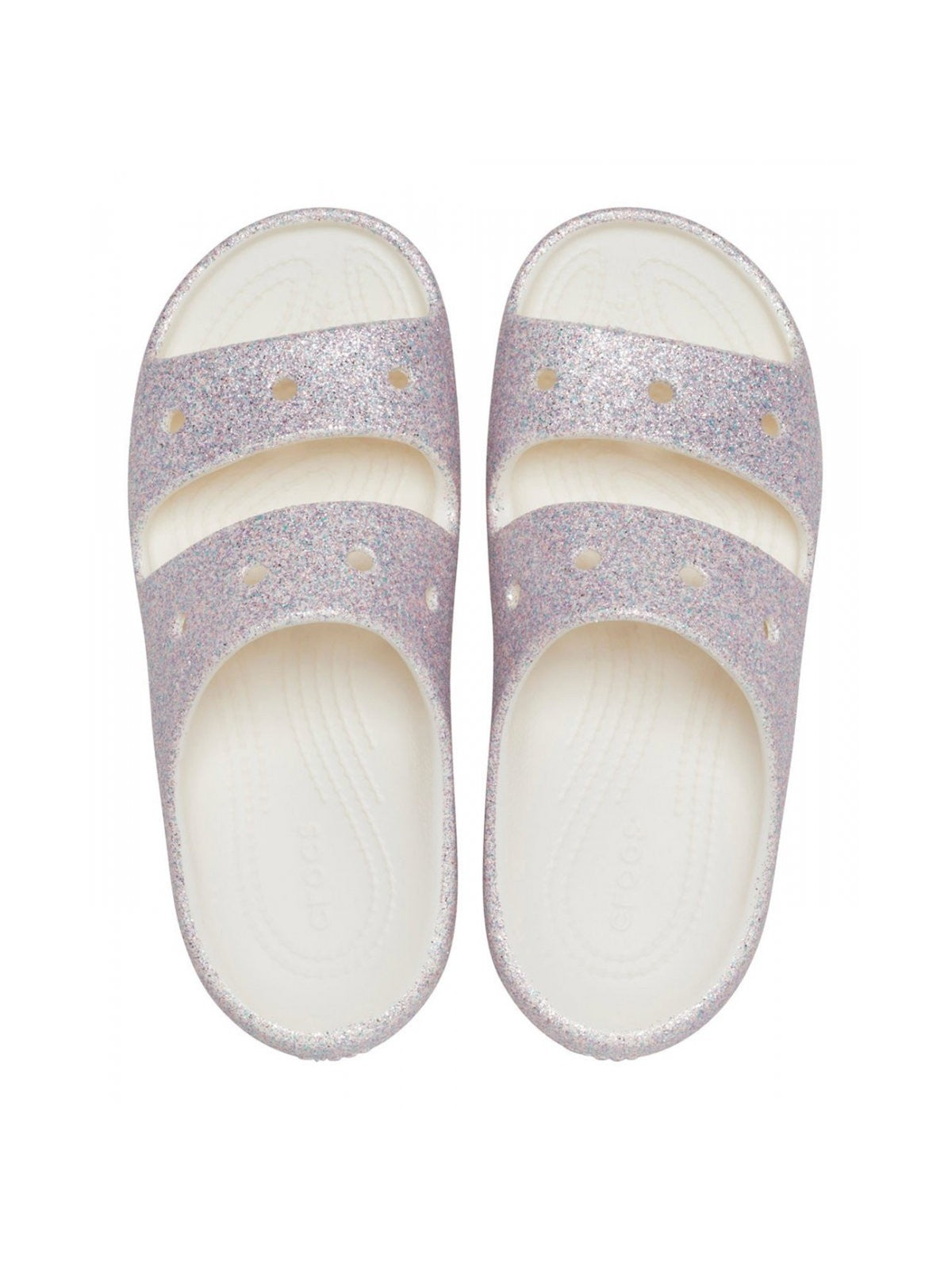 CROCS Enfants et Filles Classic Glitter Sandal 2 K 209705 9DI Gris