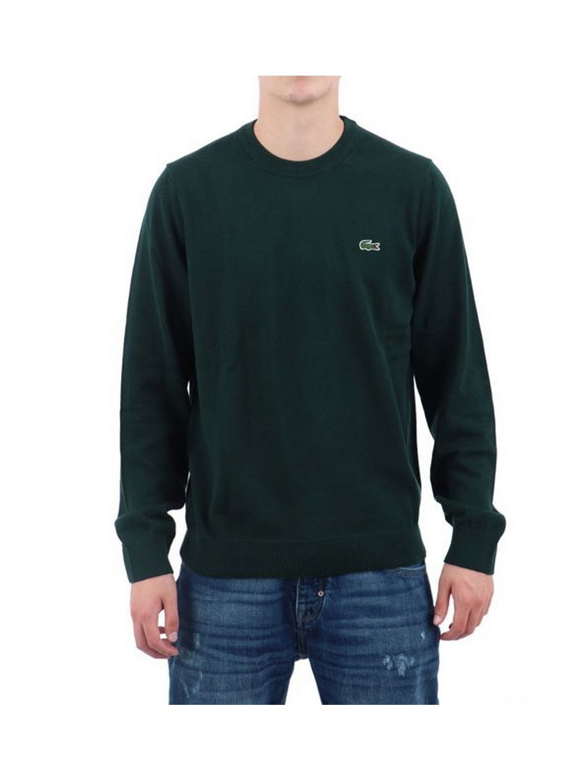 LACOSTE Hommes Pull AH0128 YZP Vert