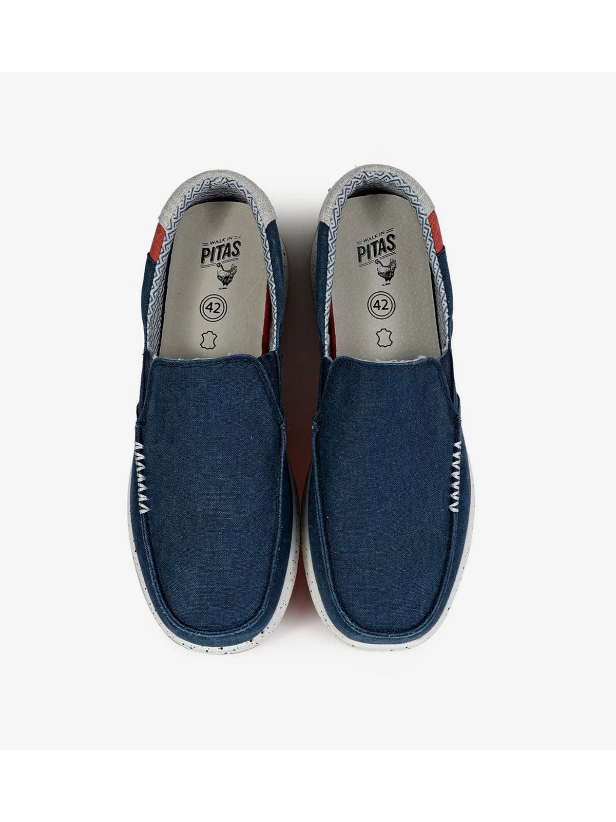 PITAS Mocassin Homme INTAKI MARINE Bleu