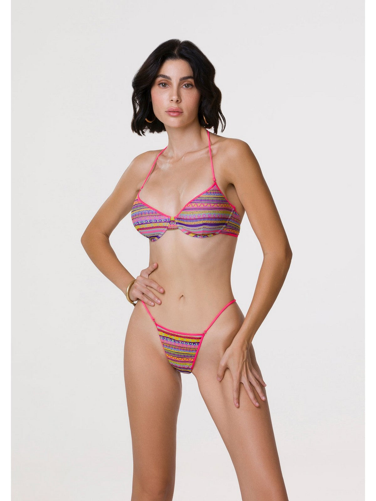 ME FUI Maillots de bain femmes MF24-0131X1 Multicolore