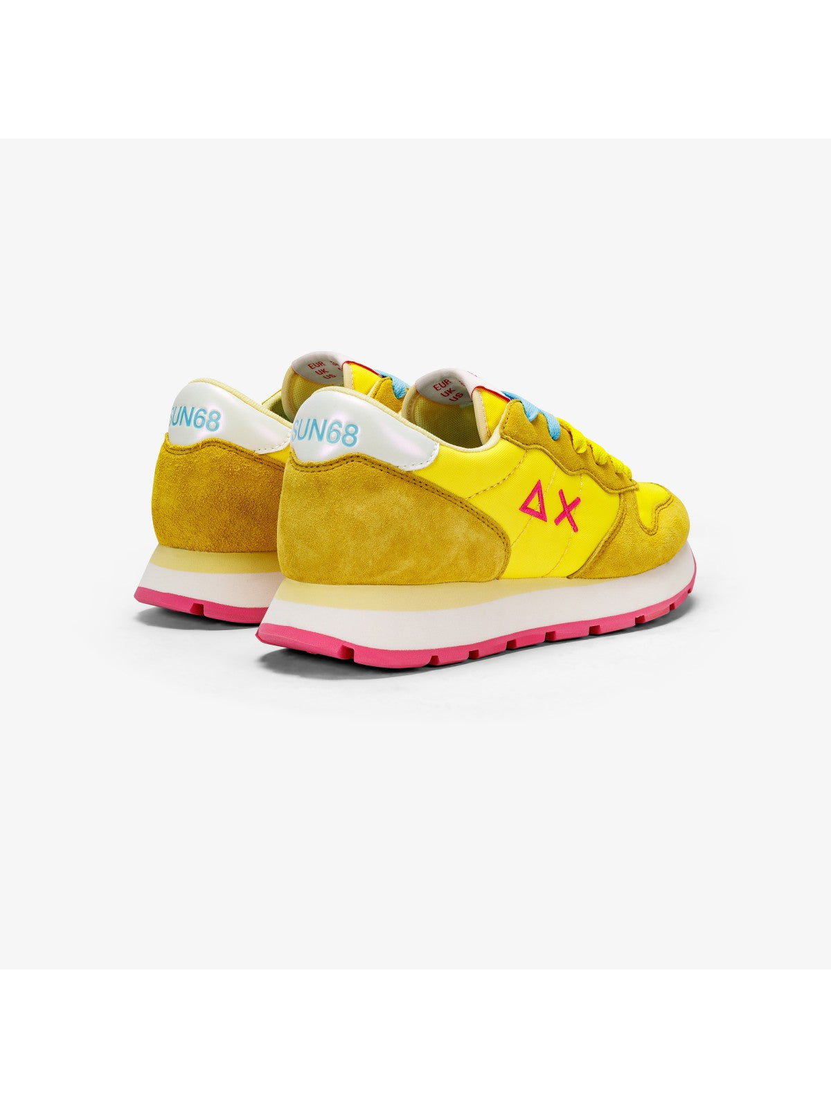 SUN68 Baskets pour femmes Ally solid nylon Z34201 23 Yellow