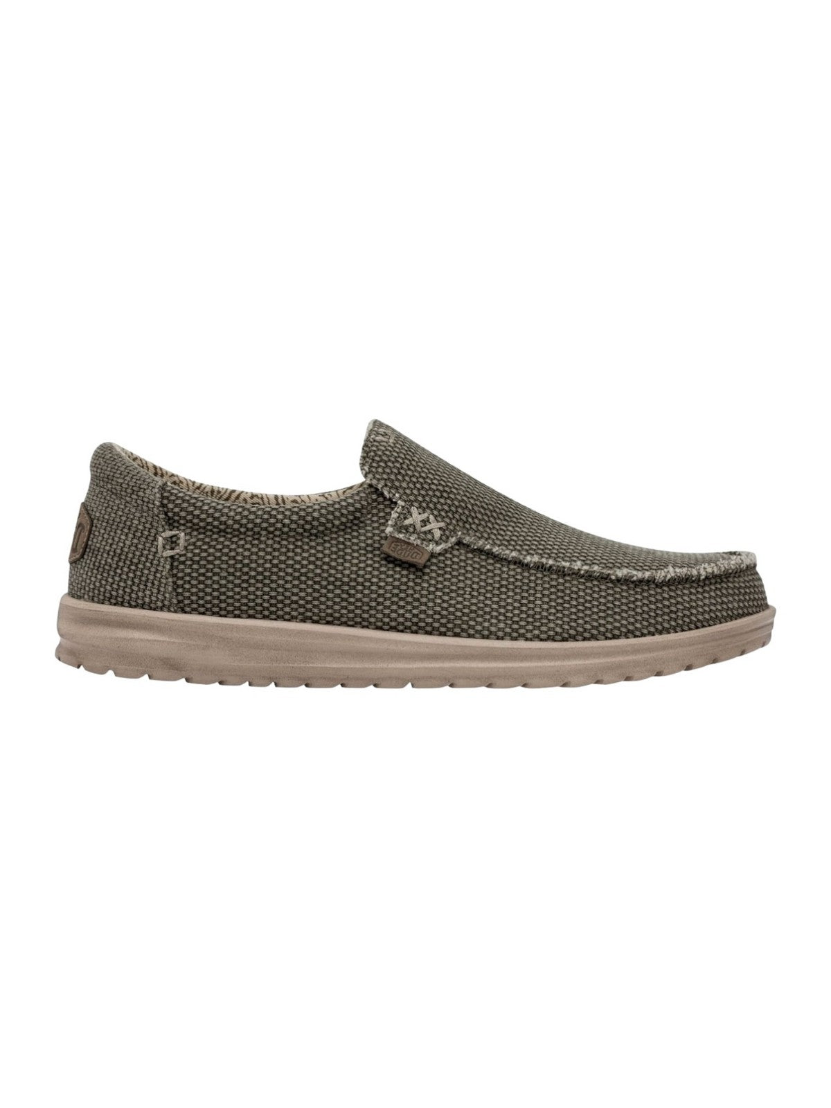 HEY DUDDE Mocassin homme Mikka tressé HD.40124 3VE Vert