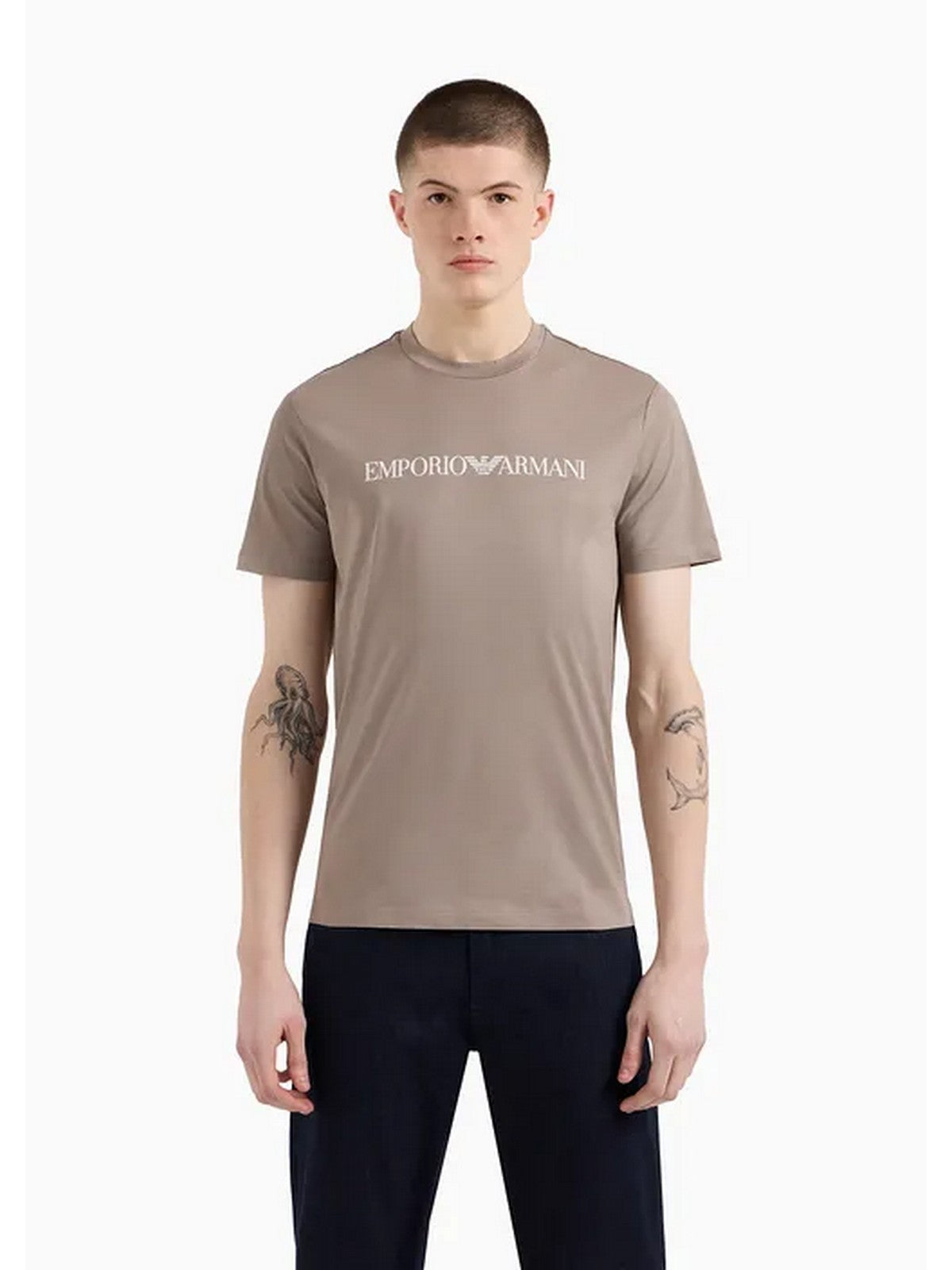 EMPORIO ARMANI Hommes T-Shirt et Polo 8N1TN5 1JPZZ 0149 Beige