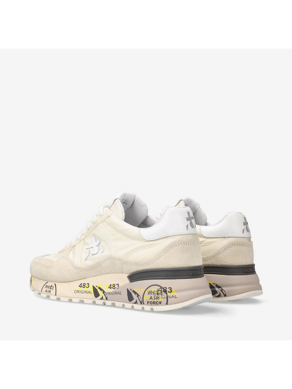 PREMIATA Hommes Sneaker LANDECK VAR 6136 Blanc