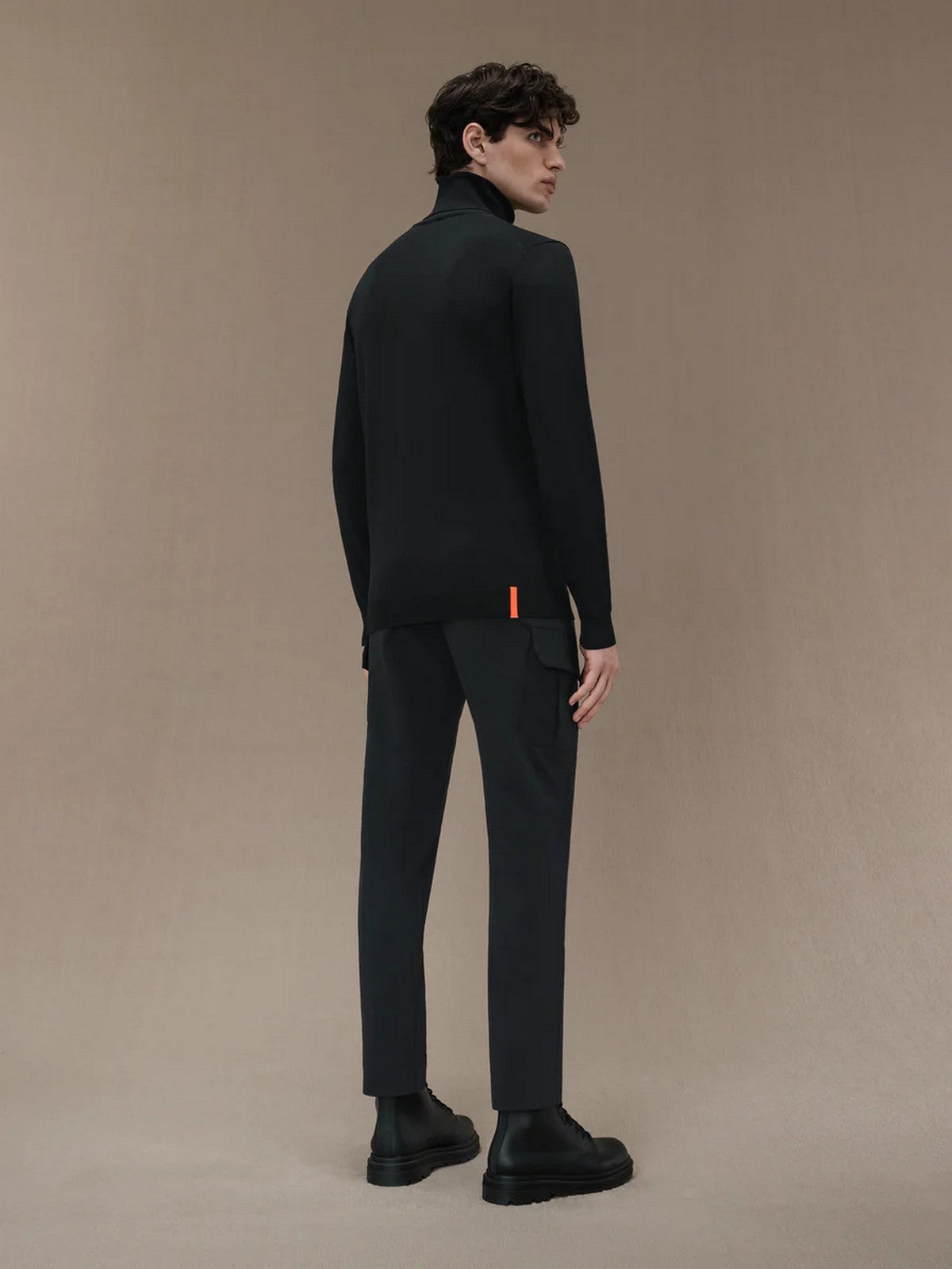 RRD Pull à col roulé MAXELL TURTLENECK KNIT W24159 10 Noir