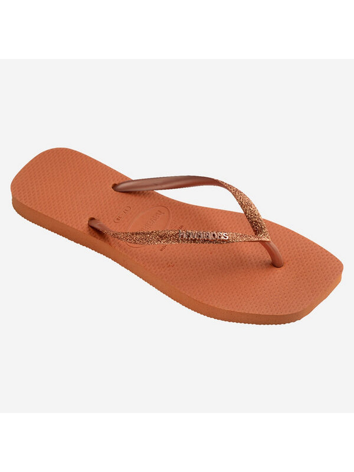 HAVAIANAS Tongs pour femmes Hav. Square glitter 4148102.4919 Orange