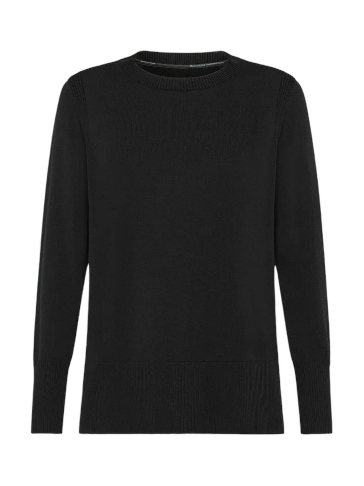 RRD Pull femme MAXELL COTTON ROUND WOM KNIT W24625 10 Noir