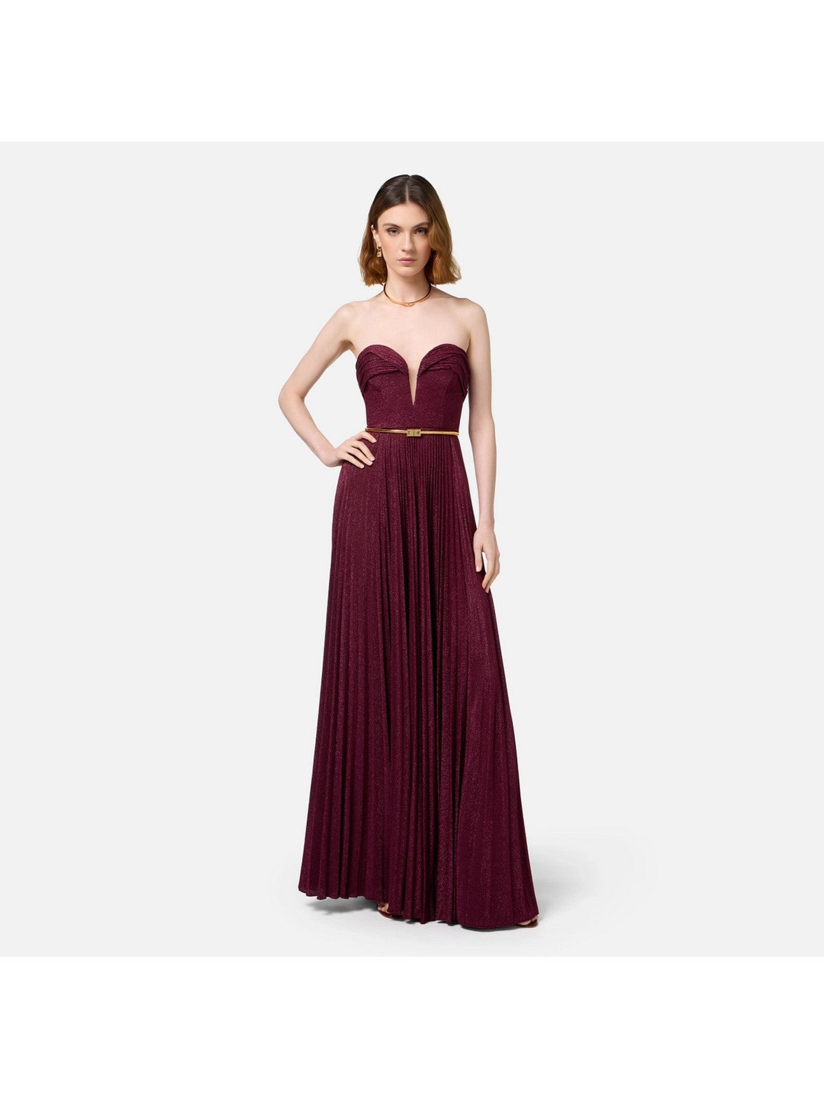 ELISABETTA FRANCHI Robe pour femme AB62847E2 CG3 Rouge