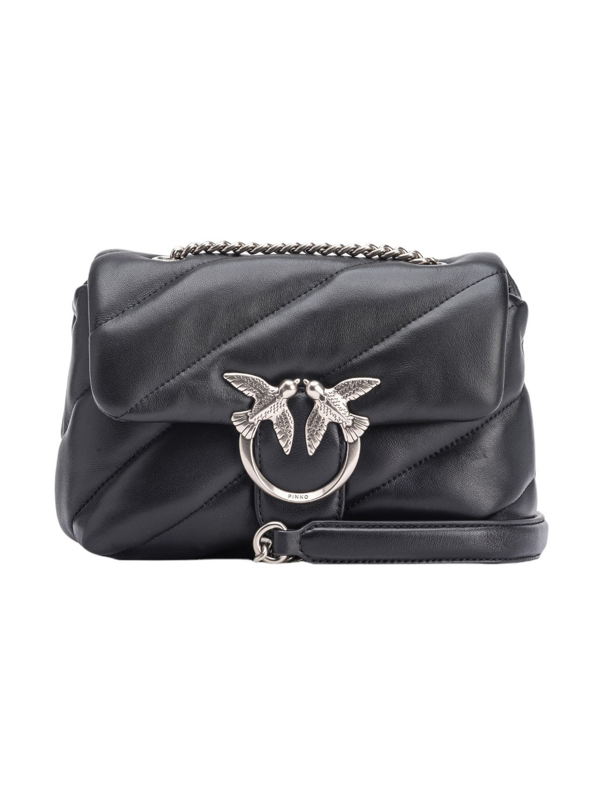 PINKO Sac Femme Love Puff Mini Cl Sheep Nappa 100039-A0F2 Z99O Noir