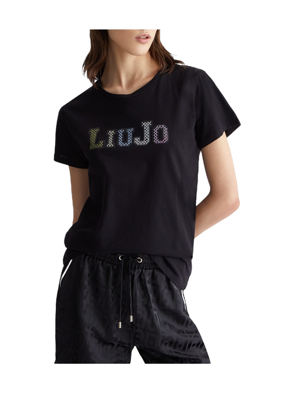 LIU JO SPORT T-shirt et polo pour femmes TA4204JS923 22222 Noir