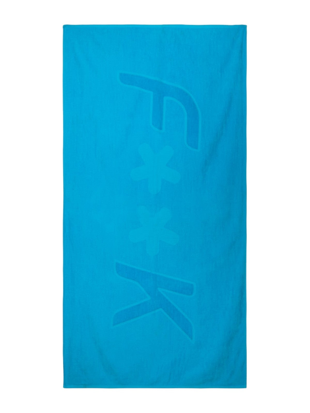 F**K Serviette de plage pour femmes FK24-A270LG Bleu