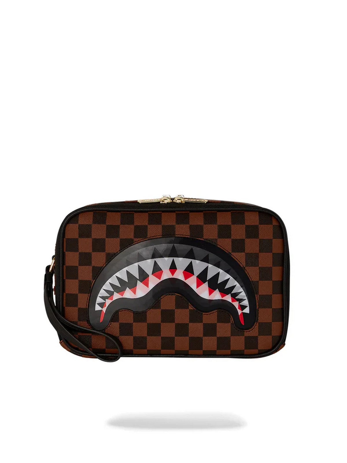 SPRAYGROUND Hommes SIP LENTICULAR CHOMP TOILETRY BRICK 910B6525NSZ Marron