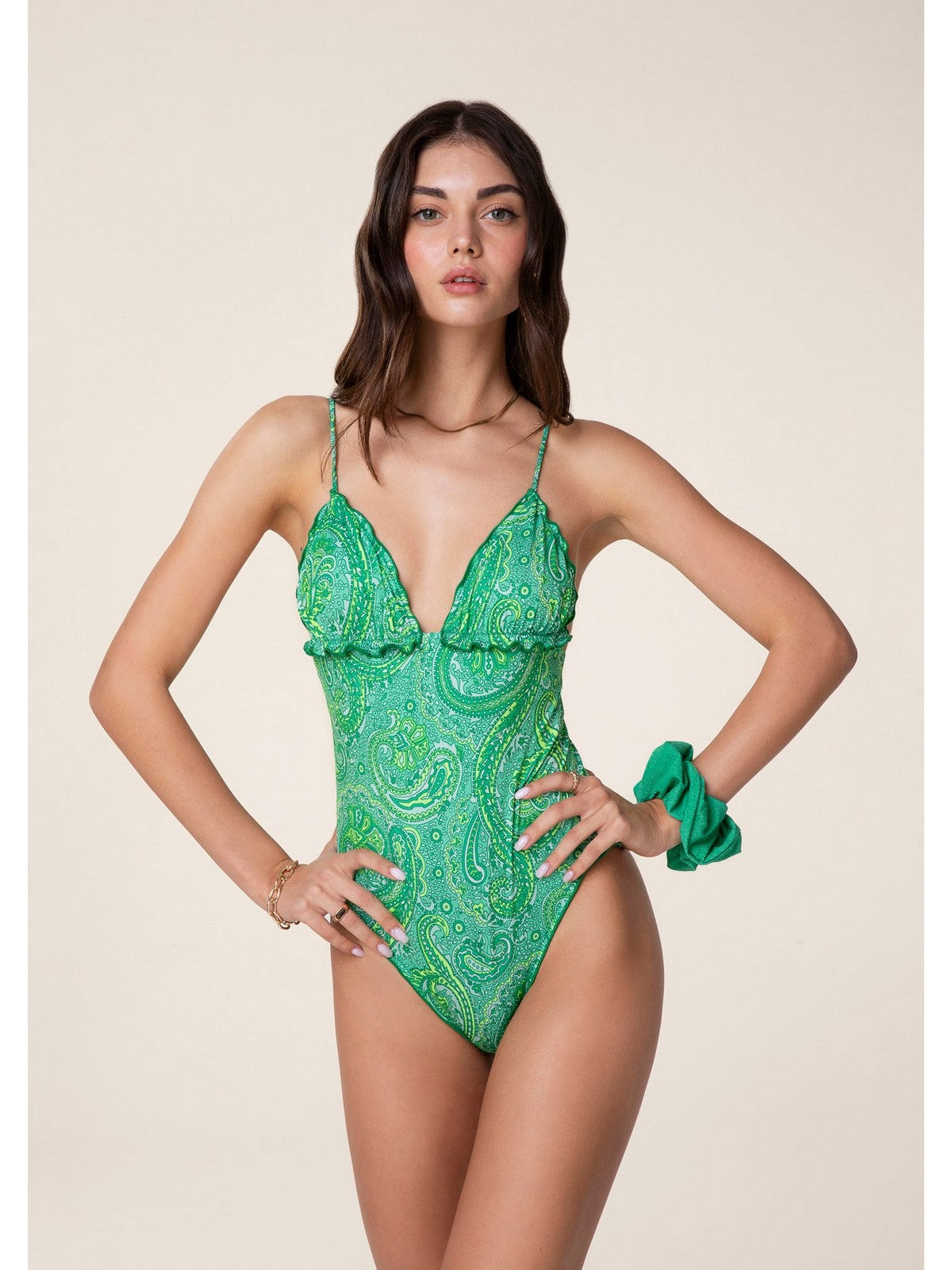 F**K Maillot de bain femme FK24-1342X12 Vert