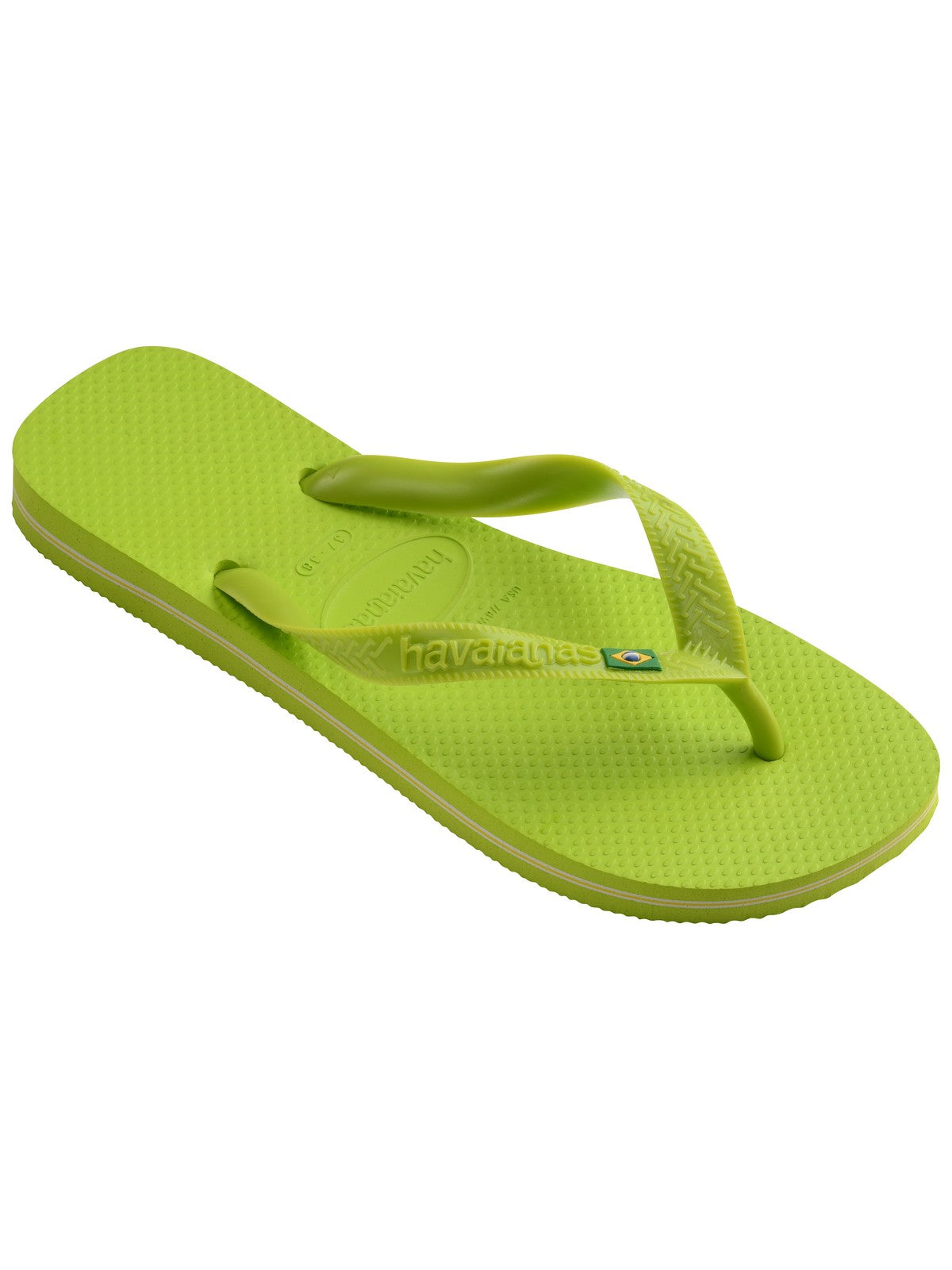 Tongs unisexes pour adultes HAVAIANAS Hav. Brasil 4000032.7344 Vert