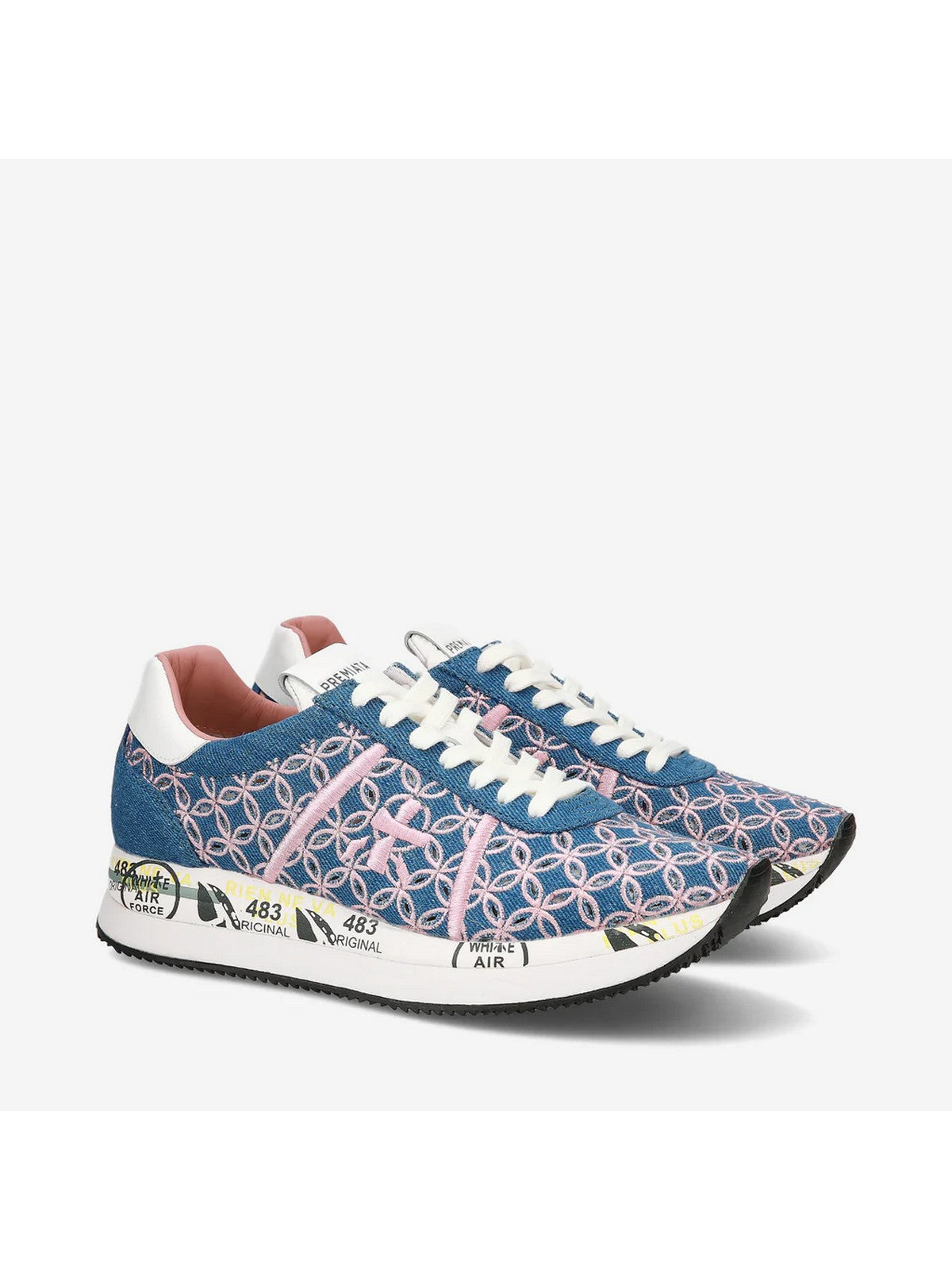 PREMIATA Femme Sneaker CONNY VAR 6708 Bleu