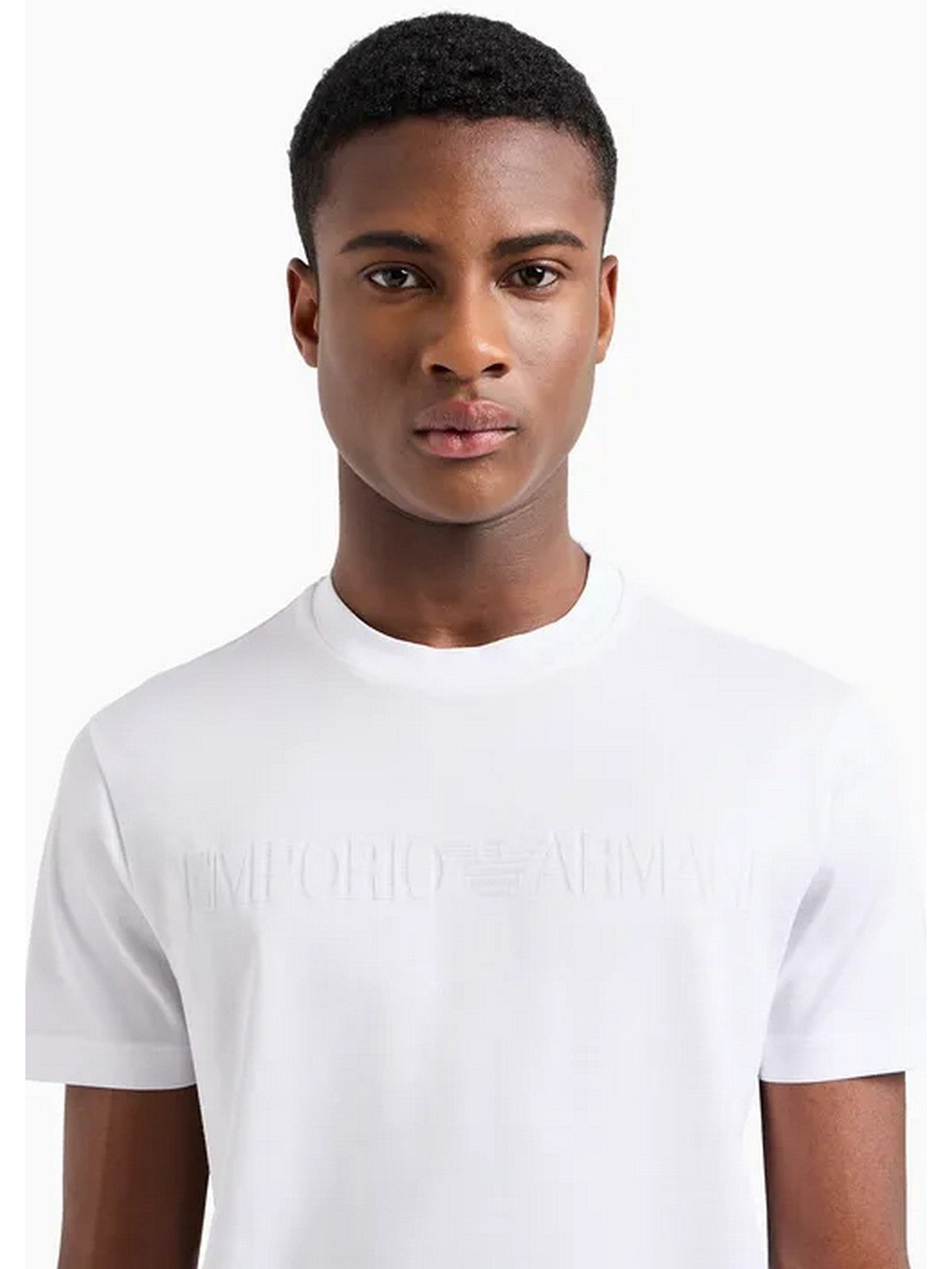 EMPORIO ARMANI Hommes T-Shirt et Polo 8N1TD2 1JGYZ 0146 Blanc