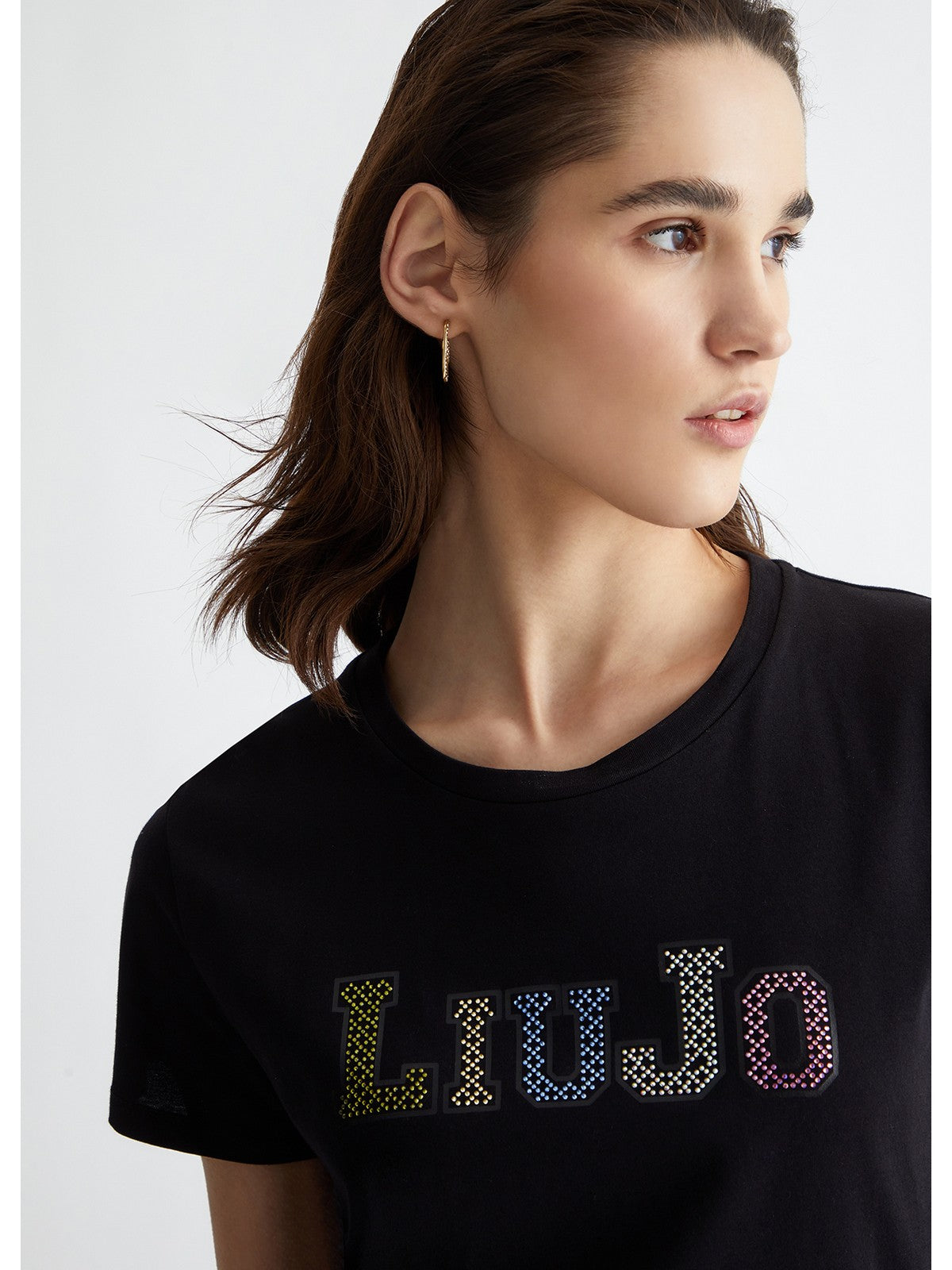 LIU JO SPORT T-shirt et polo pour femmes TA4204JS923 22222 Noir