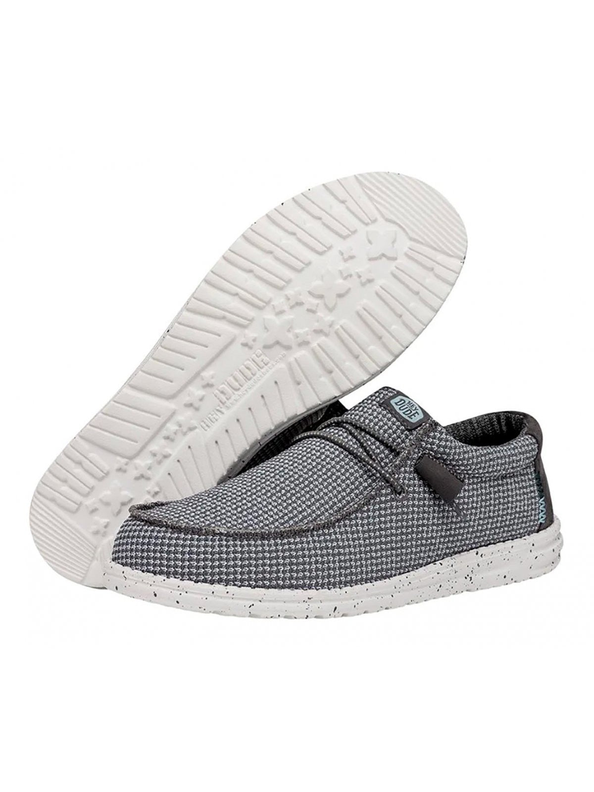 HEY DUDE Mocassin Hommes Wally Sport Mesh HD.40403 030 Gris