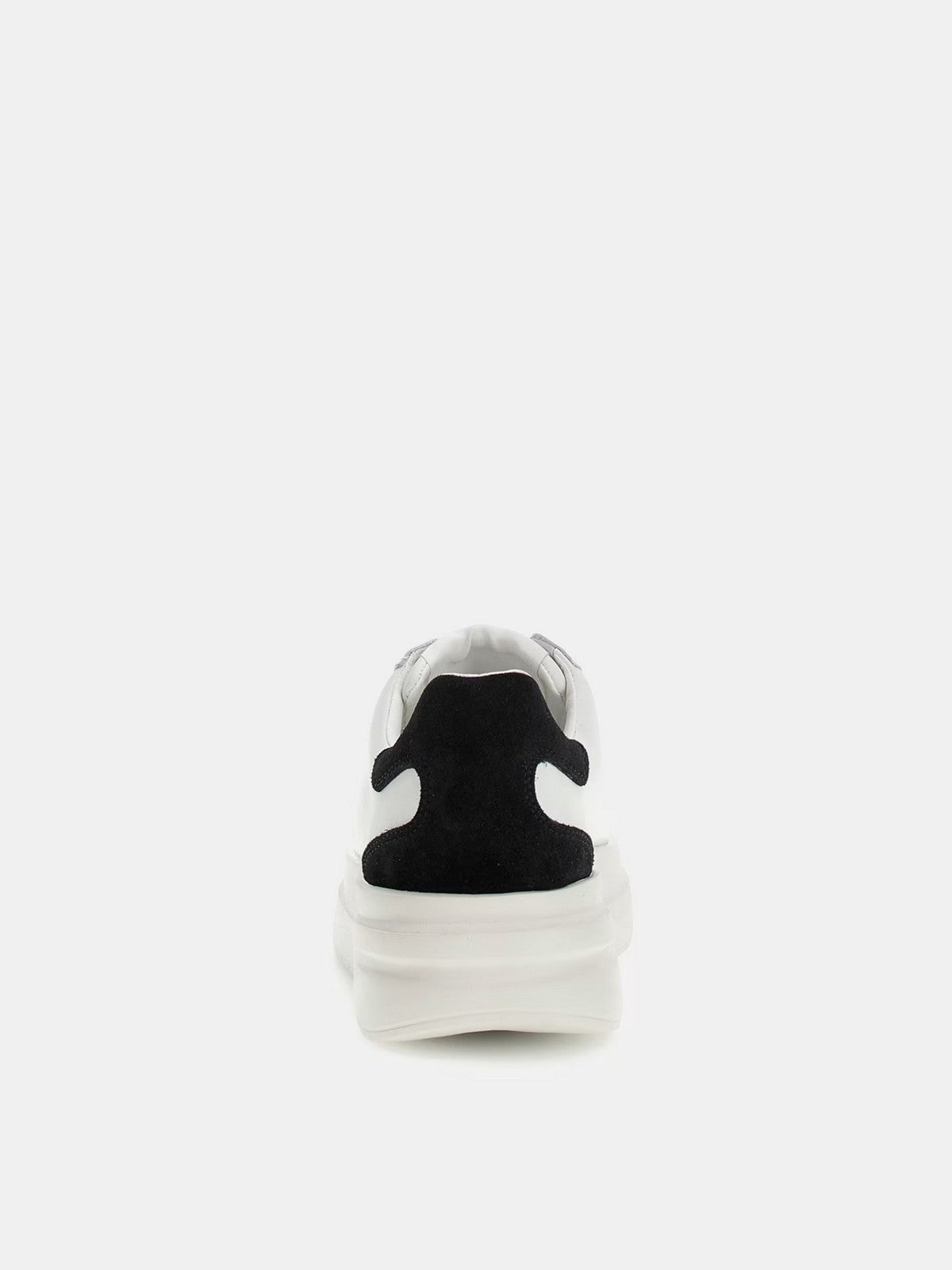 GUESS Femme Sneaker Elbina FLJELB LEA12 WHBLK Blanc