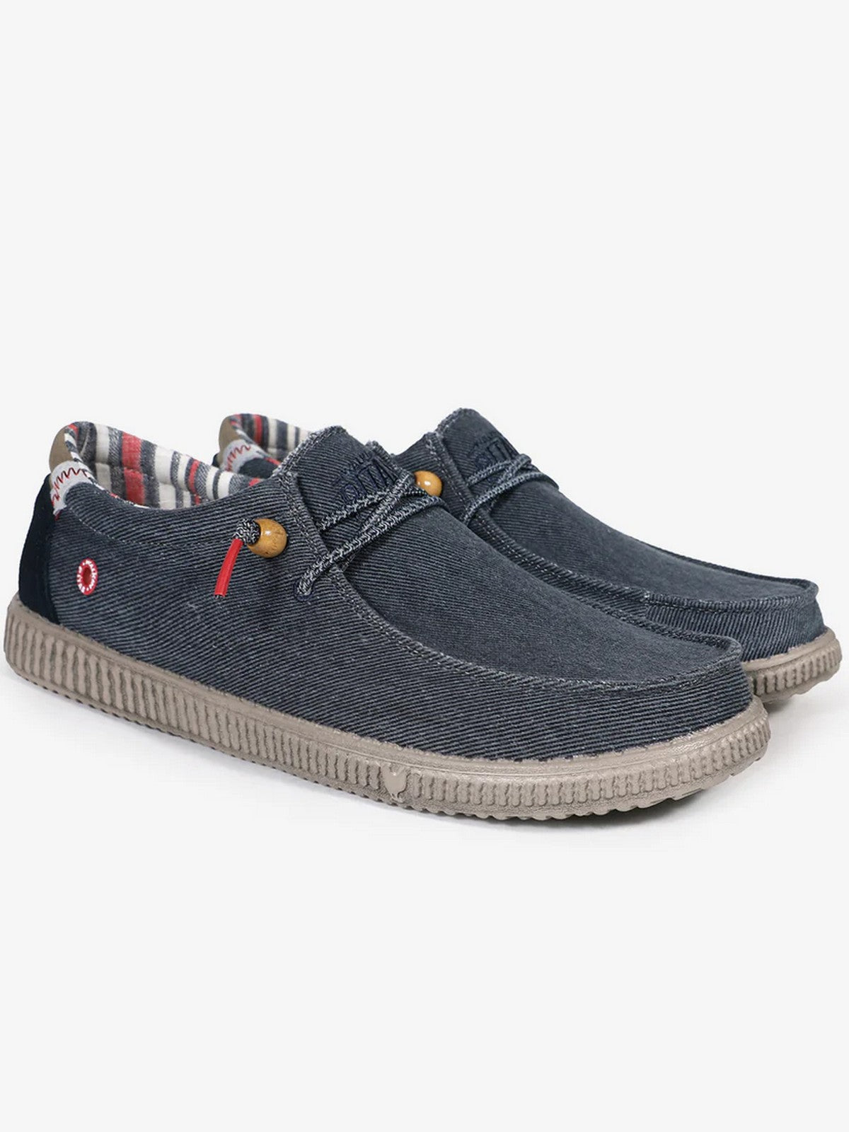 PITAS Mocassin Homme WP150 RUSTIC MARINE Bleu